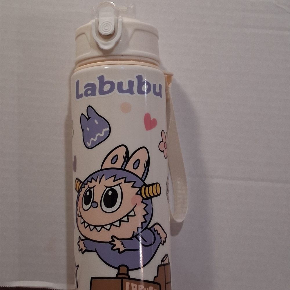 Labubu Cream Water Bottle